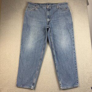 Levis 560 Jeans Mens 46x34 Blue Loose Relaxed Comfort Fit Tapered Leg Denim Pant